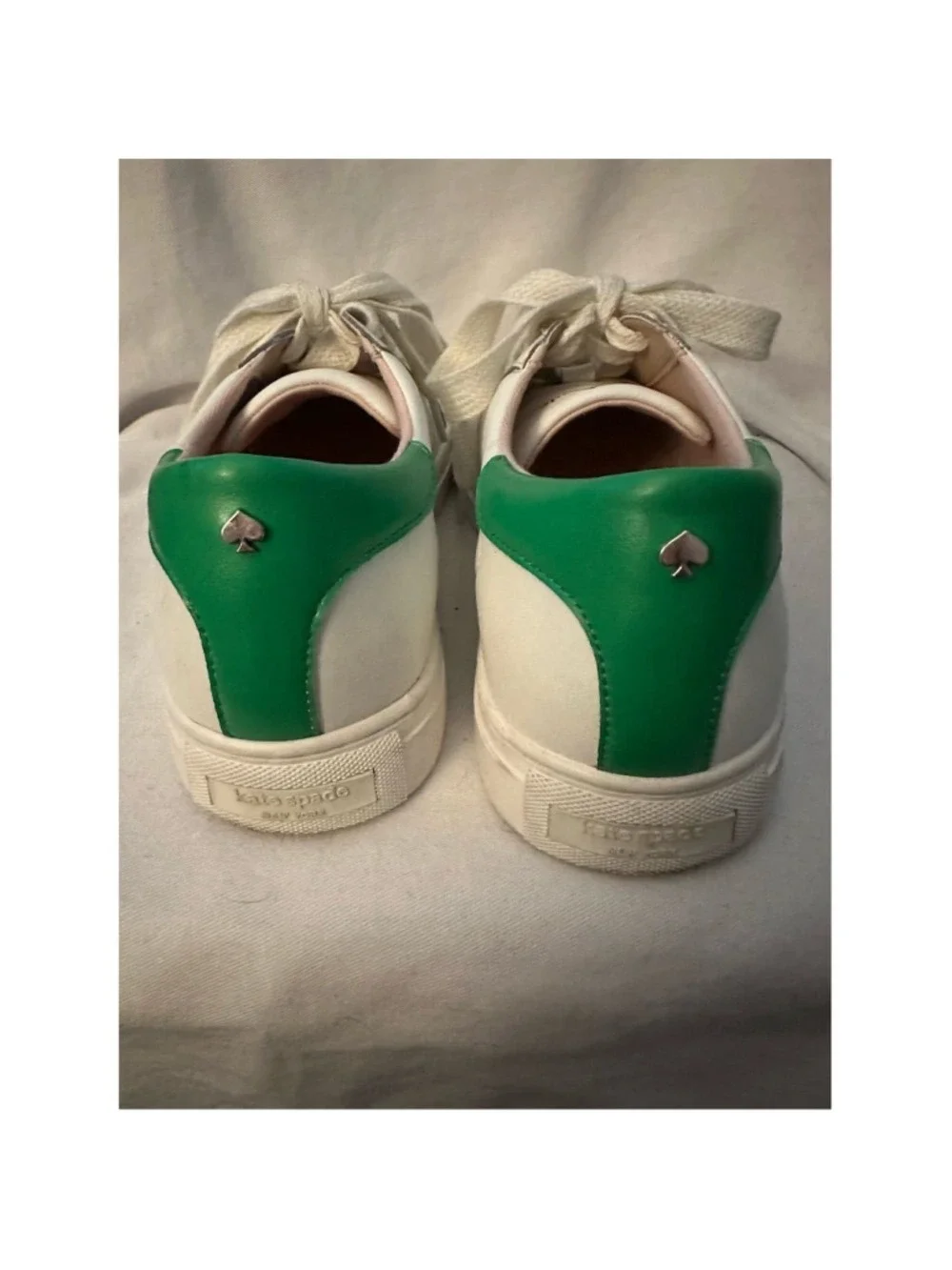 Kate Spade Alanna Women's White Leather Sneakers Size 8.5 Casual